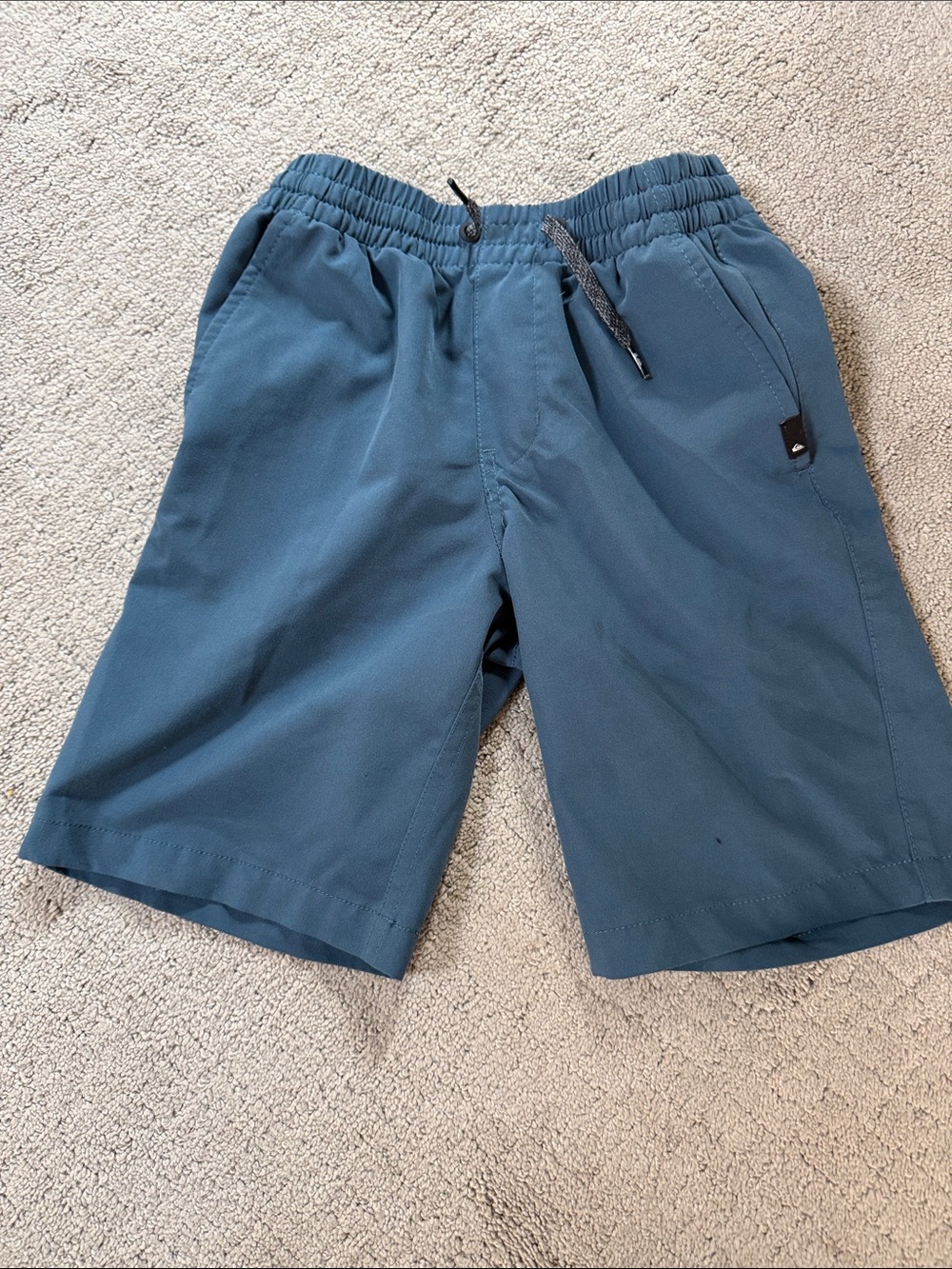 Quiksilver Teal Elastic-Waist Kids Shorts